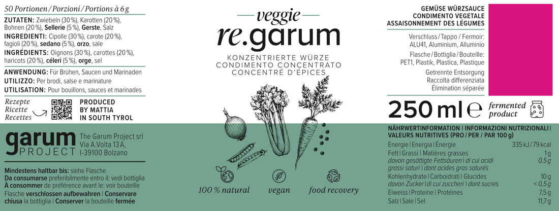 Gemüse Garum